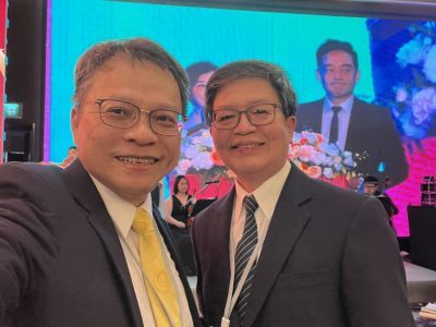 恭喜！！本校教育學院退休師長張英鵬教授榮獲教育奉獻獎！圖片